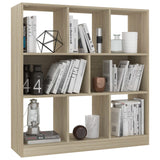 Book Cabinet Sonoma Oak 97.5x29.5x100 cm Engineered Wood - Side View