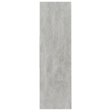 Book Cabinet Concrete Grey 97.5x29.5x100 cm Engineered Wood - 45-Degree Angle