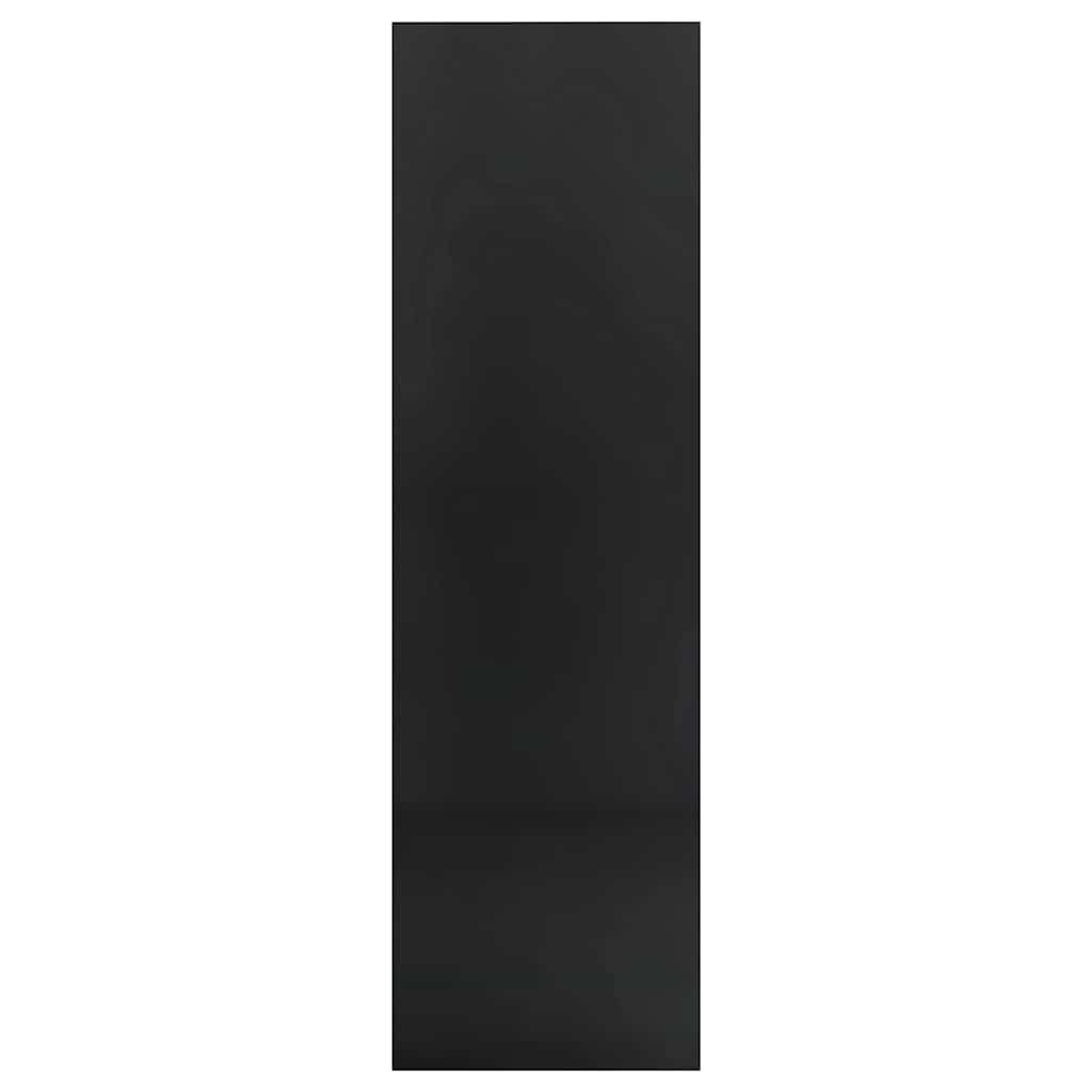Book Cabinet High Gloss Black 97.5x29.5x100 cm Engineered Wood