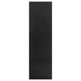 Book Cabinet High Gloss Black 97.5x29.5x100 cm Engineered Wood