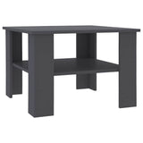 Coffee Table Grey 60x60x42 cm Engineered Wood
