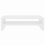 Monitor Stand White 42x24x13 cm Engineered Wood