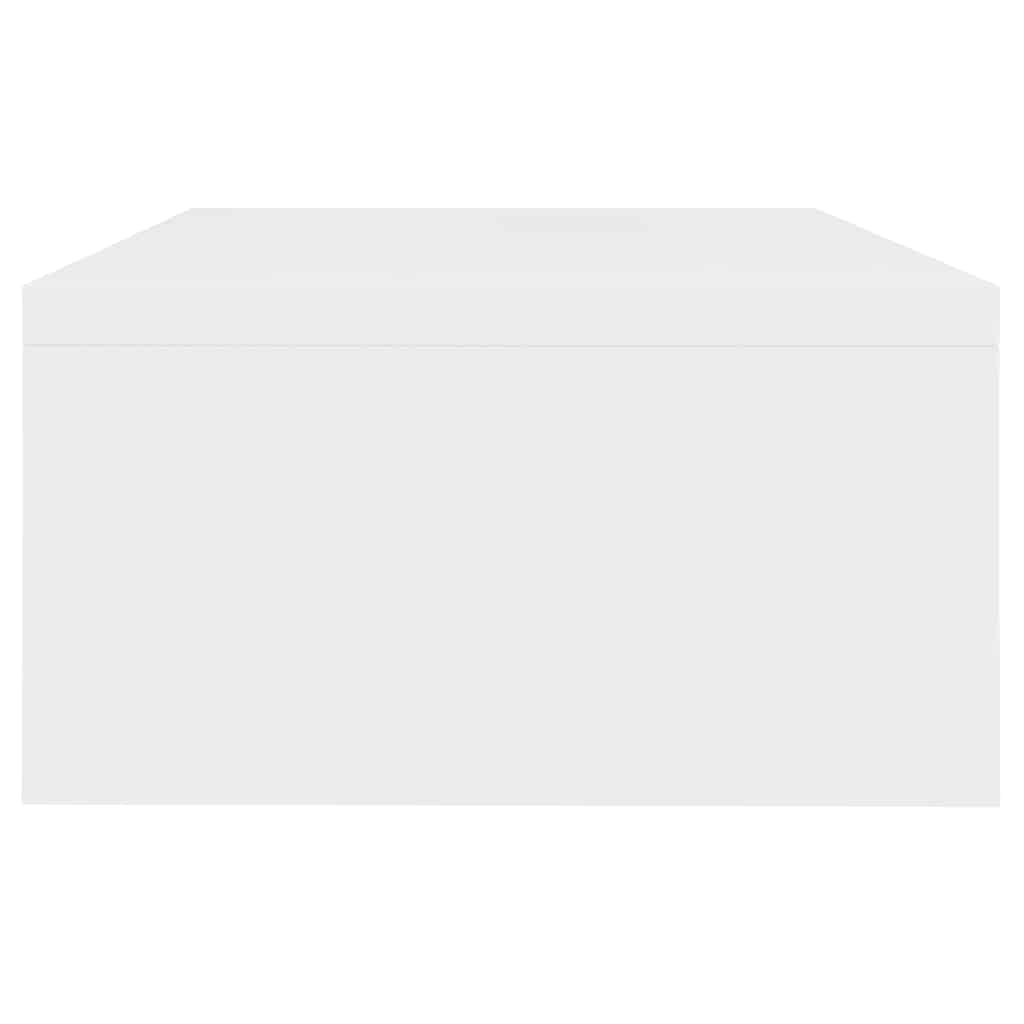 Monitor Stand White 42x24x13 cm Engineered Wood