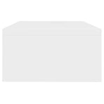 Monitor Stand White 42x24x13 cm Engineered Wood