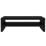 Monitor Stand Black 42x24x13 cm Engineered Wood - Top-Down View