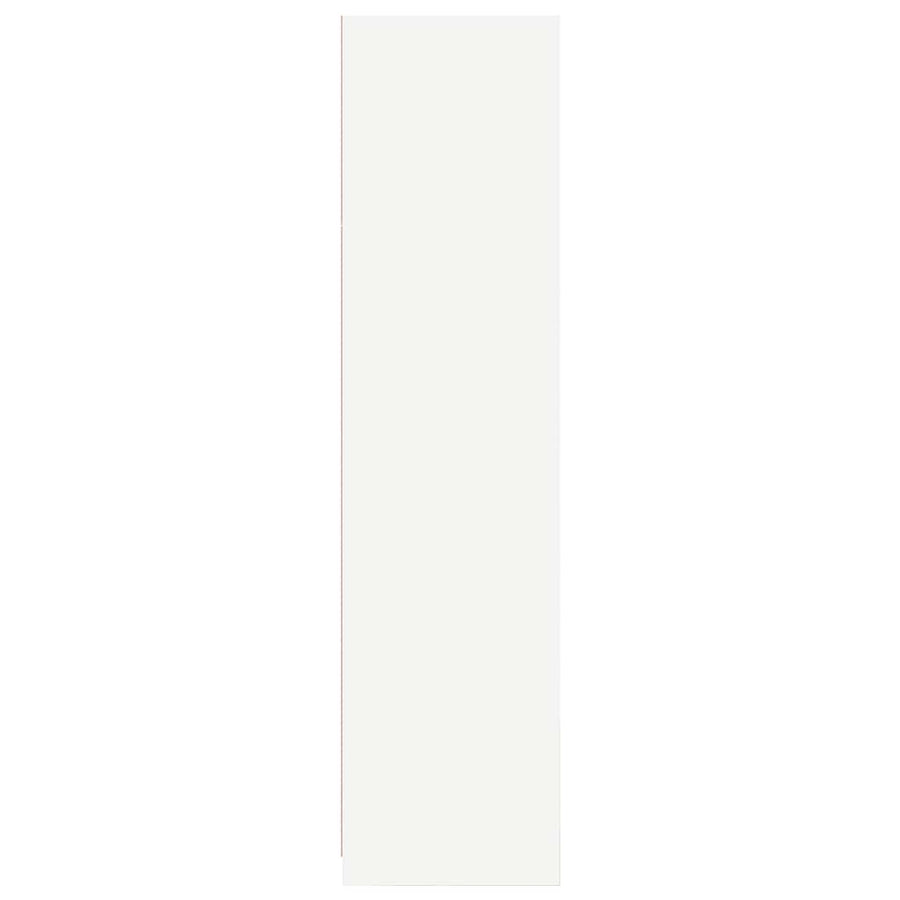 Wardrobe White 100x50x200 cm Engineered Wood