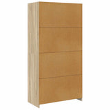 Wardrobe Sonoma Oak 100x50x200 cm Engineered Wood - Rear View