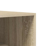 Wardrobe Sonoma Oak 100x50x200 cm Engineered Wood - Close-Up Angle