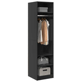 Wardrobe Grey 50x50x200 cm Engineered Wood