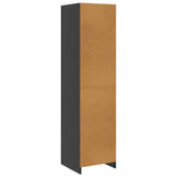 Wardrobe Grey 50x50x200 cm Engineered Wood
