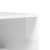 Wardrobe High Gloss White 50x50x200 cm Engineered Wood