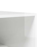 Wardrobe High Gloss White 50x50x200 cm Engineered Wood - Close-Up Angle