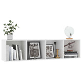 Book Cabinet/TV Cabinet White 143x30x36 cm