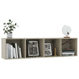 Book Cabinet/TV Cabinet Sonoma Oak 143x30x36 cm - 45-Degree Angle