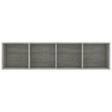 Book Cabinet/TV Cabinet Concrete Grey 143x30x36 cm
