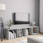Book Cabinet/TV Cabinet Concrete Grey 143x30x36 cm