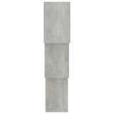Cube Wall Shelves Concrete Grey 68x15x68 cm Engineered Wood