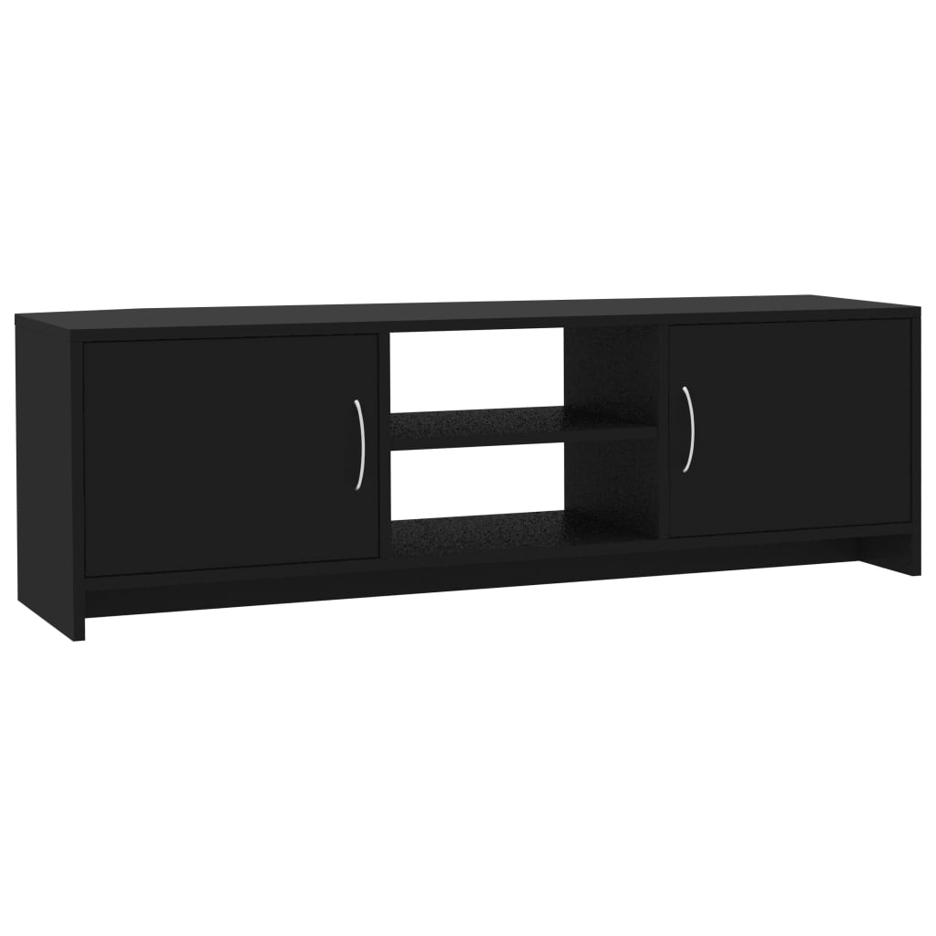 TV Cabinet Black 120x30x37.5 cm Engineered Wood