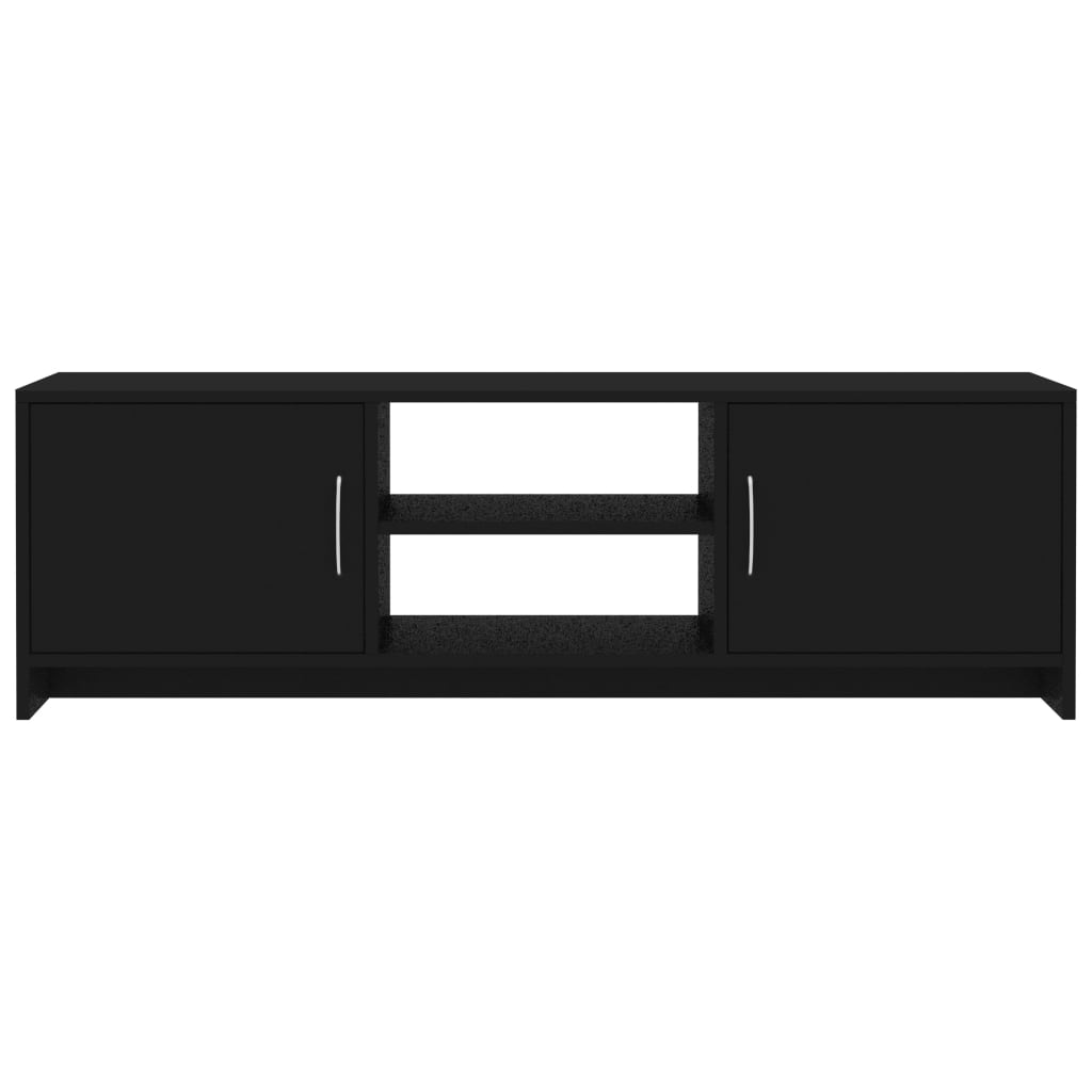 TV Cabinet Black 120x30x37.5 cm Engineered Wood