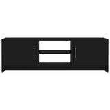 TV Cabinet Black 120x30x37.5 cm Engineered Wood - Close-Up Angle