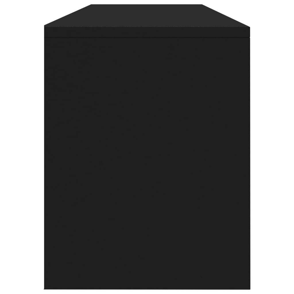 TV Cabinet Black 120x30x37.5 cm Engineered Wood