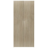 Shoe Cabinet Sonoma Oak 80x35.5x180 cm Engineered Wood - Top-Down View