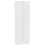 Office Cabinet White 60x32x190 cm Engineered Wood