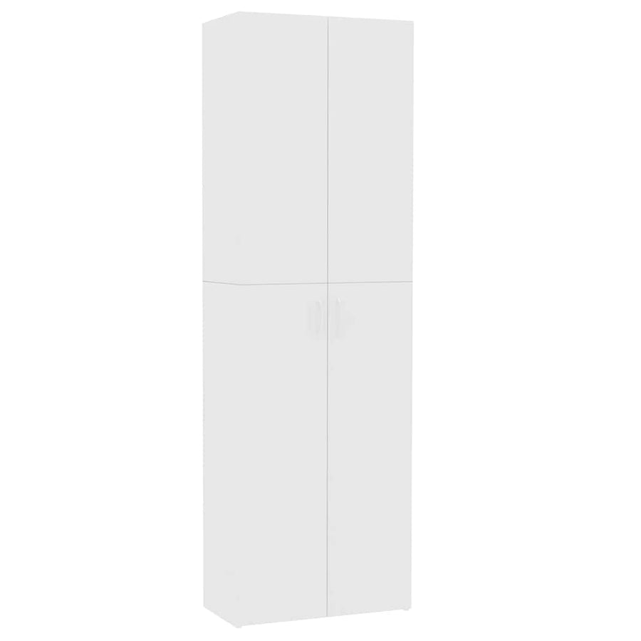 Office Cabinet White 60x32x190 cm Engineered Wood