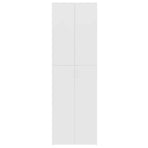 Office Cabinet White 60x32x190 cm Engineered Wood