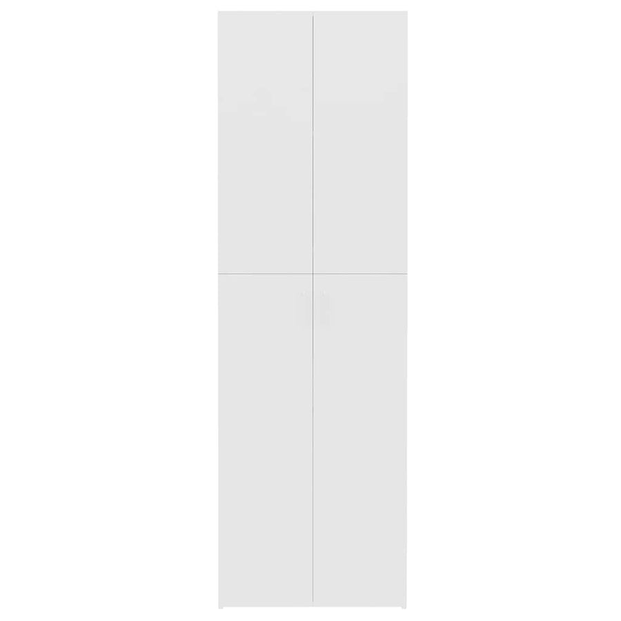 Office Cabinet White 60x32x190 cm Engineered Wood