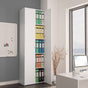 Office Cabinet White 60x32x190 cm Engineered Wood