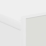 Floating Nightstand White 40x30x15cm Engineered Wood