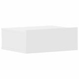 Floating Nightstands 2 pcs White 40x30x15cm Engineered Wood - 45-Degree Angle