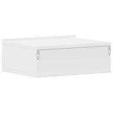 Floating Nightstands 2 pcs White 40x30x15cm Engineered Wood
