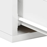 Floating Nightstands 2 pcs White 40x30x15cm Engineered Wood
