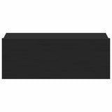 Floating Nightstand Black 40x30x15 cm Engineered Wood
