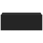 Floating Nightstands 2 pcs Black 40x30x15 cm Engineered Wood