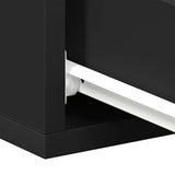 Floating Nightstands 2 pcs Black 40x30x15 cm Engineered Wood - Extra Image
