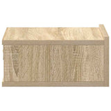Floating Nightstand Sonoma Oak 40x30x15 cm Engineered Wood
