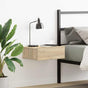 Floating Nightstand Sonoma Oak 40x30x15 cm Engineered Wood