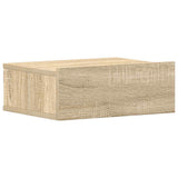 Floating Nightstands 2 pcs Sonoma Oak 40x30x15 cm Engineered Wood - 45-Degree Angle