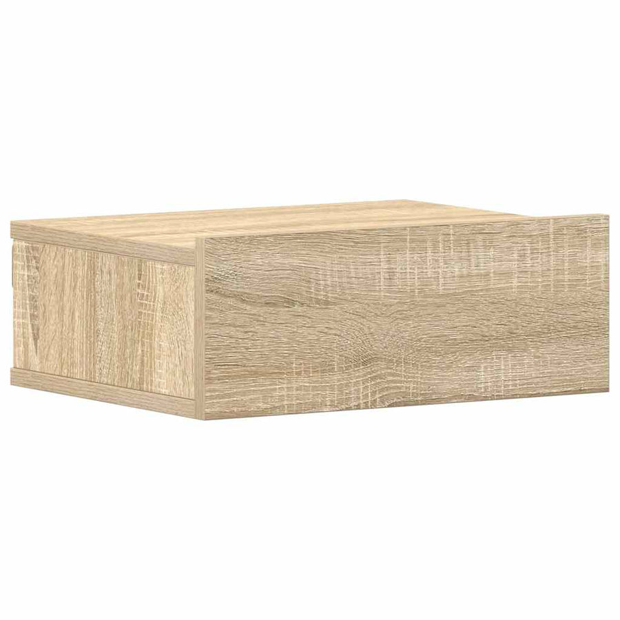 Floating Nightstands 2 pcs Sonoma Oak 40x30x15 cm Engineered Wood