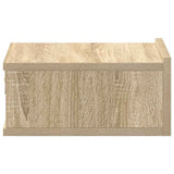 Floating Nightstands 2 pcs Sonoma Oak 40x30x15 cm Engineered Wood