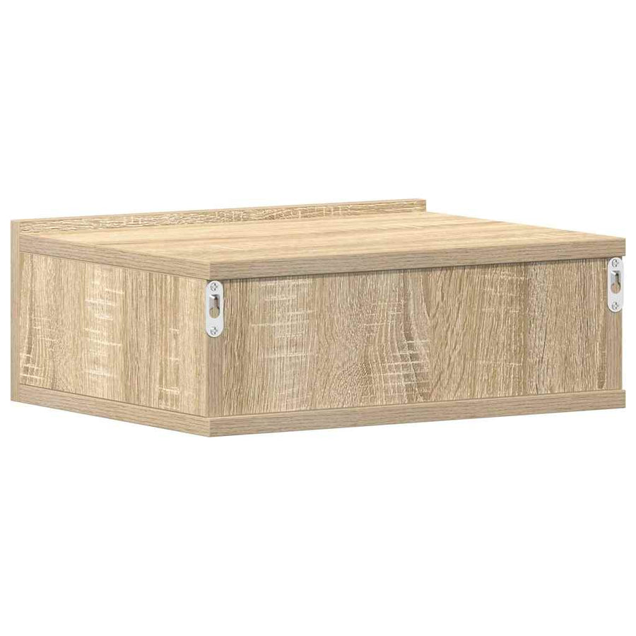 Floating Nightstands 2 pcs Sonoma Oak 40x30x15 cm Engineered Wood