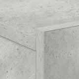 Floating Nightstand Concrete Grey 40x30x15 cm Engineered Wood - Extra Image