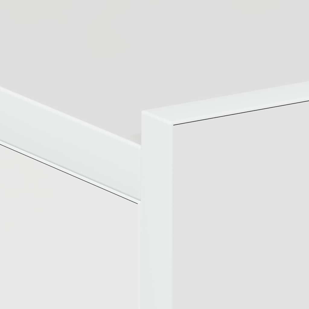 Floating Nightstand High Gloss White 40x30x15 cm Engineered Wood
