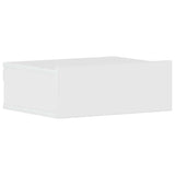 Floating Nightstands 2 pcs High Gloss White 40x30x15 cm Engineered Wood