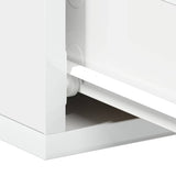 Floating Nightstands 2 pcs High Gloss White 40x30x15 cm Engineered Wood