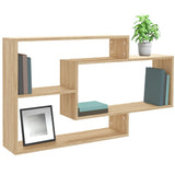 Wall Shelves Sonoma Oak 104x20x58.5 cm Engineered Wood - Side View