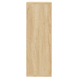 Wall Shelves Sonoma Oak 104x20x58.5 cm Engineered Wood - 45-Degree Angle